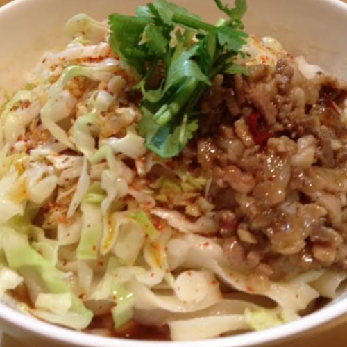 ぺペロンチーノ風ユーポー麺（油溌麺）