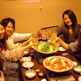 ★≪VIP girls' party★All-you-can-drink for 3 hours + 10 dishes≫◆Special dessert included ★《On》Course