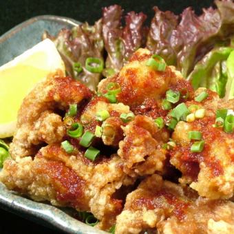 Korean flavored fried chicken