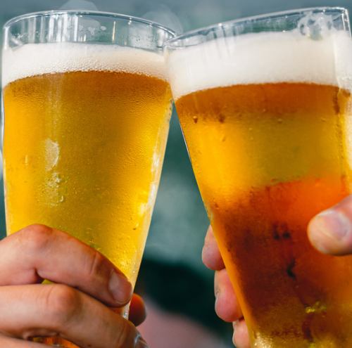 炊き肉と相性抜群生ビール