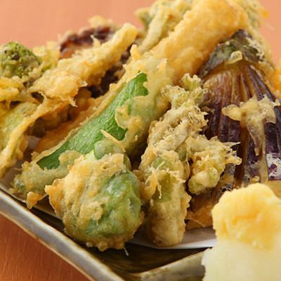 ●旬野菜天麩羅