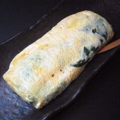 あおさとチーズのだし巻きたまご