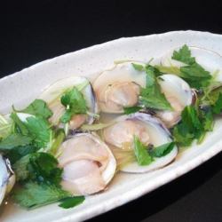 ホンビノス酒蒸し
