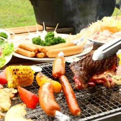 Enjoy the most enjoyable BBQ course with your precious friends at our shop ☆