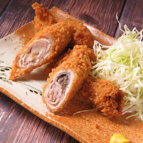 炸肉排卷 梅子紫蘇