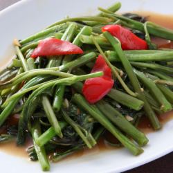 Stir-fried empty heart vegetables