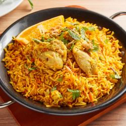 Biryani (chicken, mutton, shrimp)