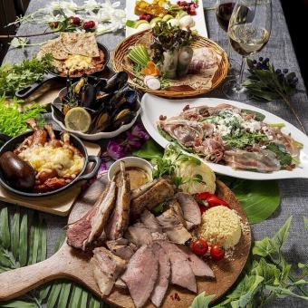 "All-you-can-eat and drink all 100 kinds of food and drinks" 3 hours of all-you-can-drink with draft beer 7500 yen → 6000 yen