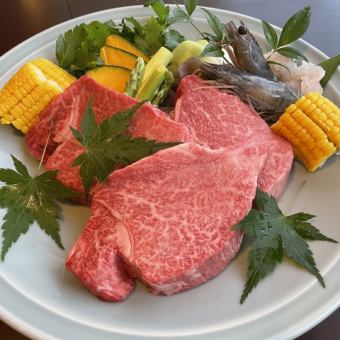 일본 소고기 고기 오일 구이 120g ※ 테이블 좌석 만 예약 가능