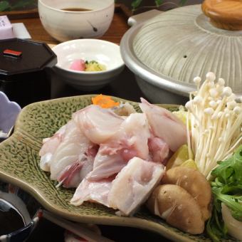 [Lunch only] Lunchtime Fugu Hotpot Course 5,800 yen