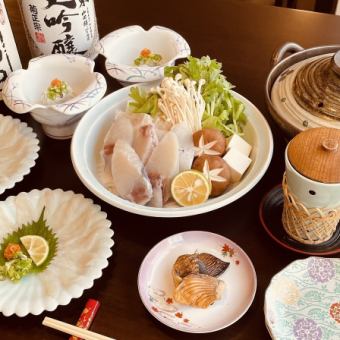 Fugu course 6,900 yen