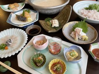 Premium Conger Eel Hot Pot Course: 10,900 yen