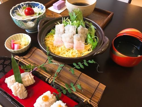 お昼のはもコース　(5800円)