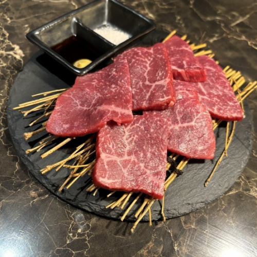 Specially selected lean meat of Japanese black beef