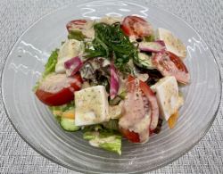 トマトと大葉の豆腐サラダ