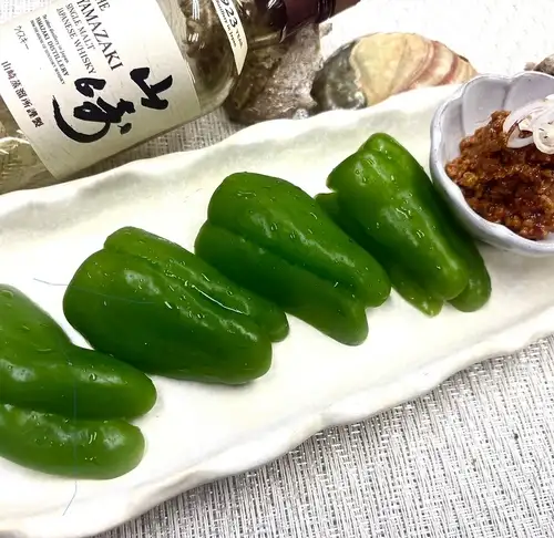 파리 파리 생 고추의 고기 된장