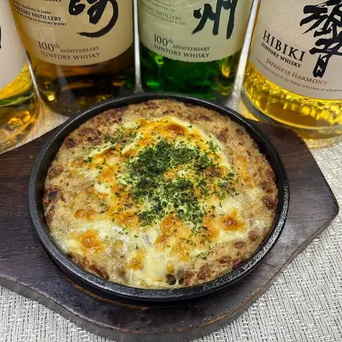 나가 고구마 낫토 치즈 철판 구이