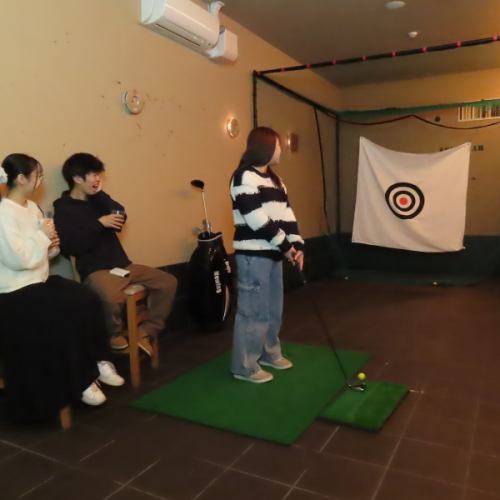 まさかのゴルフも！？