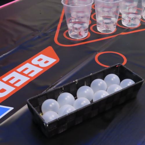旭川初登場★アメリカ発祥の飲みゲーム”ビアポン”