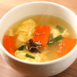 Egg soup