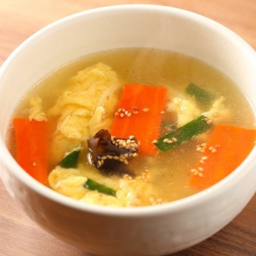 Egg soup