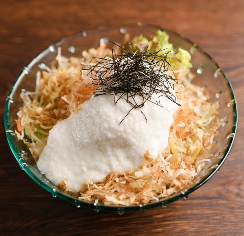 Tororo and daikon salad