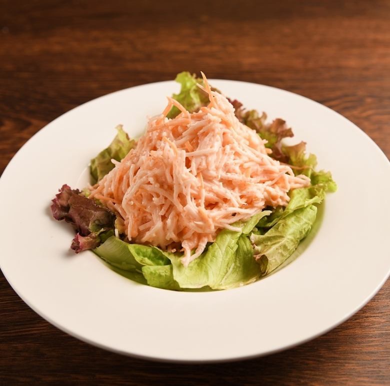 Mentaiko and radish salad