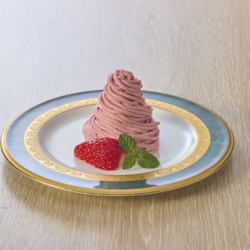 [Handmade in store] Strawberry Mont Blanc