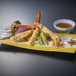 Snow crab tempura