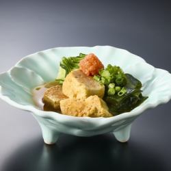 Monkfish liver ponzu sauce