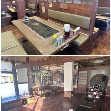 テーブル席や掘りごたつのお席など様々なタイプのお席をご用意！