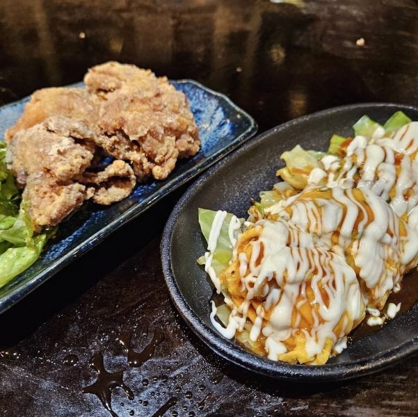 【とりあえずの一品・逸品料理 319円(税込)～】お酒との相性抜群のおつまみを豊富にご用意しました！
