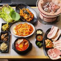 [Includes your choice of jjigae!!] Total 8 courses including pork samgyeopsal 2,750 yen (tax included) *2 hours of all-you-can-drink included for +1,500 yen