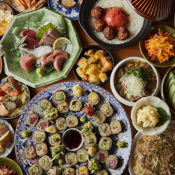 鮮魚×炉端×季節を楽しむ飲み放題付きご宴会コース4500円~♪お手軽宴会からワンランク上の宴会プランまで