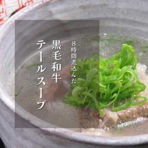 Homemade Japanese Black Beef Tail Soup