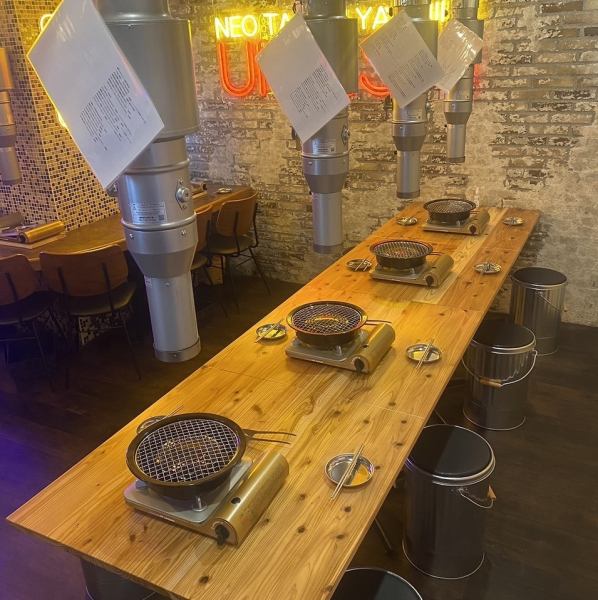 [The most cost-effective ★Neo popular yakiniku restaurant] Near Shimokitazawa Station! The best value for money yakiniku, sold as a single piece! From 100 yen!! The atmosphere and menu are sure to look great on SNS! Neo popular yakiniku! You can also add all-you-can-drink to your course! It is perfect for various banquets such as year-end parties, New Year's parties, welcome and farewell parties, etc. It is also open until the morning, so it is also suitable for use as a launching pad.