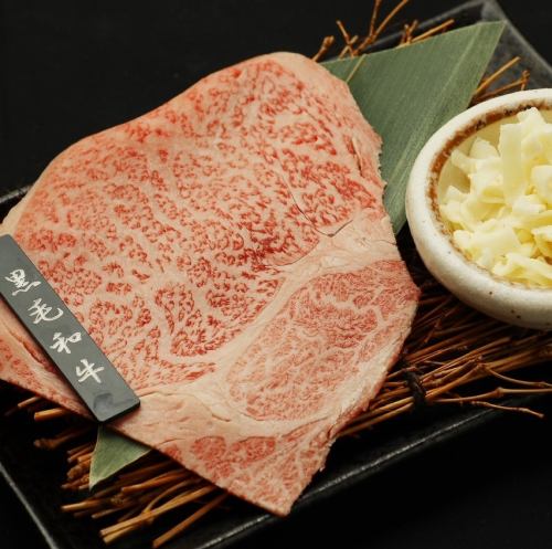 黒毛和牛のチーズ焼きしゃぶ