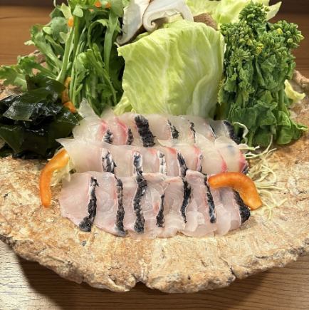 天然活〆旬魚しゃぶ（ランチタイム）