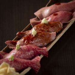 肉寿司三種盛り合わせ