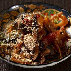 蓮根とわさび昆布　きんぴら