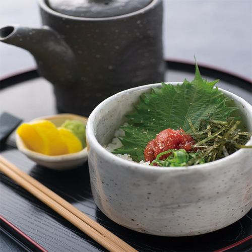 Ochazuke (chanja, sea bream, salmon, mentaiko)