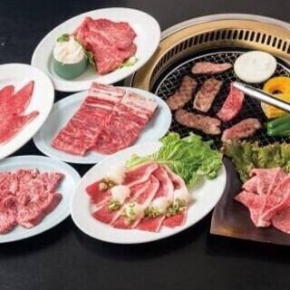  【特選盛り】ホルモン鍋に上赤身・焼しゃぶ・ハラミなど味わえるおすすめプラン 5500円(税込)