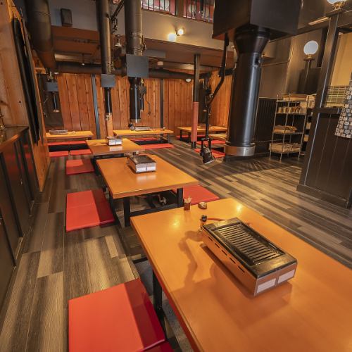 掘りごたつ席でゆったり♪