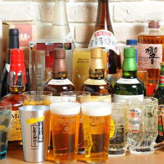 中華料理に合う多彩なドリンクメニュー