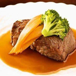 Special Japanese black beef sirloin steak
