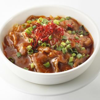 Beef stewed in Sichuan style / beef stir-fried with black pepper