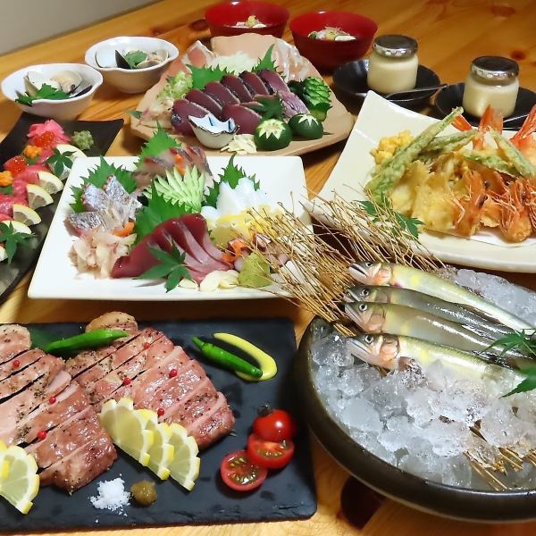 【2時間飲み放題付き】記念日や接待に！贅沢コース　7000円(税込)