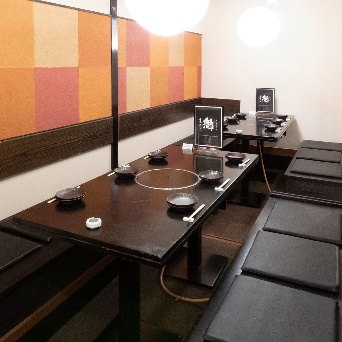 全席個室のため周りを気にせずお楽しみ頂けます。