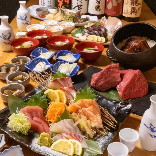 【2時間飲み放題付き】記念日や接待に！贅沢コース　7000円(税込)