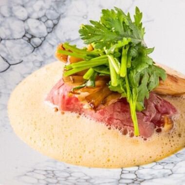 シェフが目の前で仕上げる◆和牛焼きすき・和牛しゃぶしゃぶを存分に味わう◆